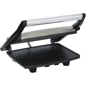Brentwood TS-651 Non-Stick Panini Grill & Sandwich Maker, Stainless Steel