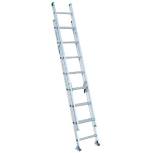 Werner 16ft Aluminum D-Rung Extension Ladder D1216-2