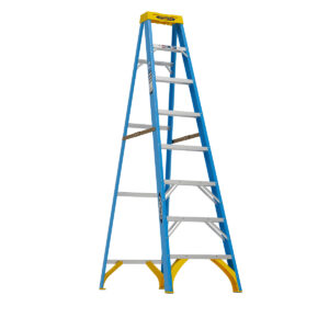 8ft Fiberglass Single Sided Step Ladder FS108