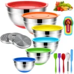 TINANA YC-MBS7 Mixing Bowls with Lids